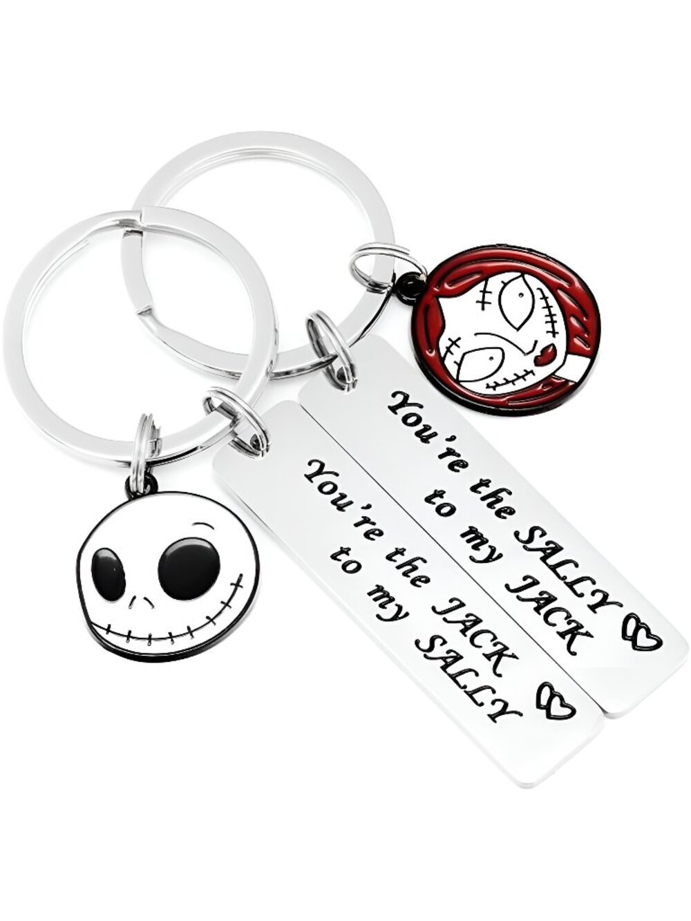 Gifts Keychian for Women Men Jewelry Jack Skeleton Stuff Ornaments
